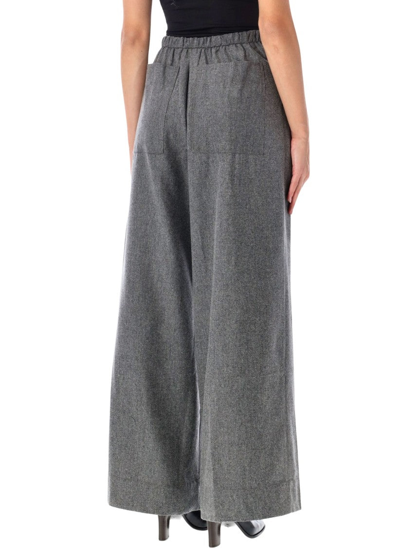 Soeur Hogues High-Elastic Drawstring Wide-Leg Pants