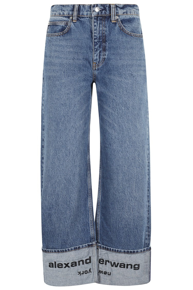 Alexander Wang Mid Rise Straight Jeans