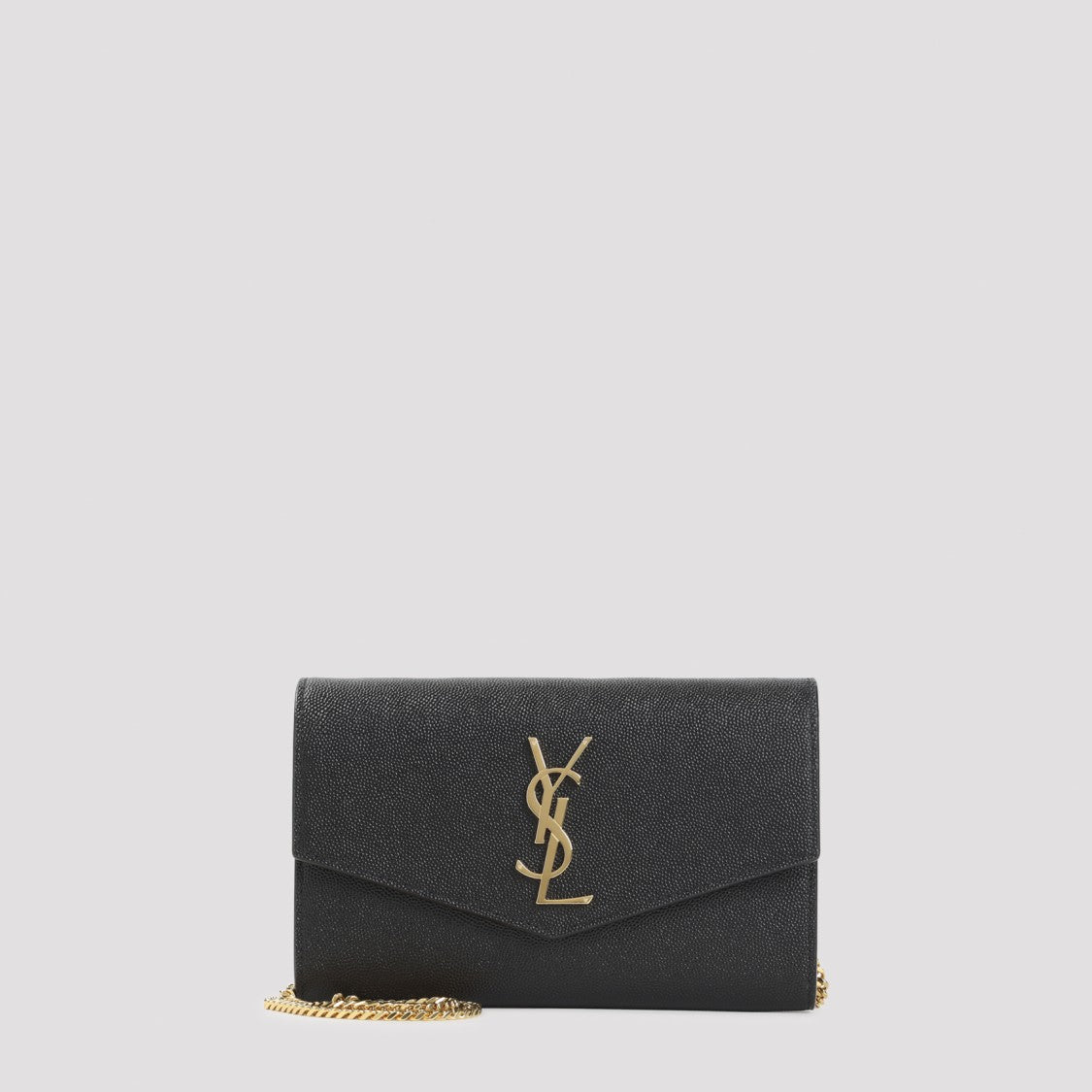 Saint Laurent Textured Calf Leather Clutch