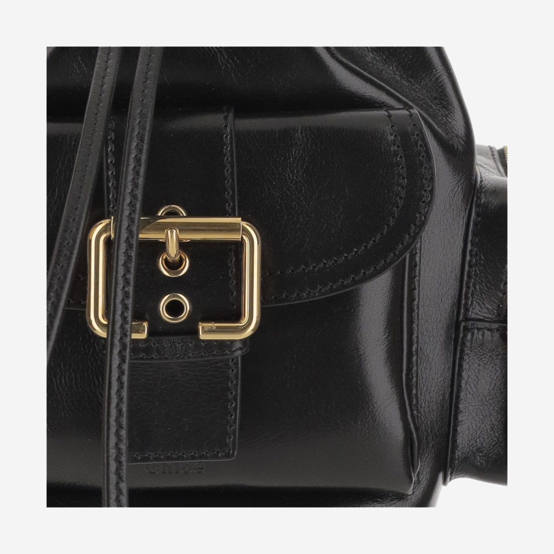 Chloé Shiny Leather Shoulder Bag