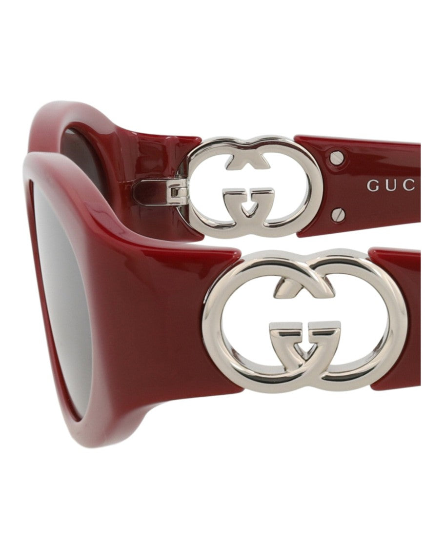 Gucci Round-Frame Injection Sunglasses