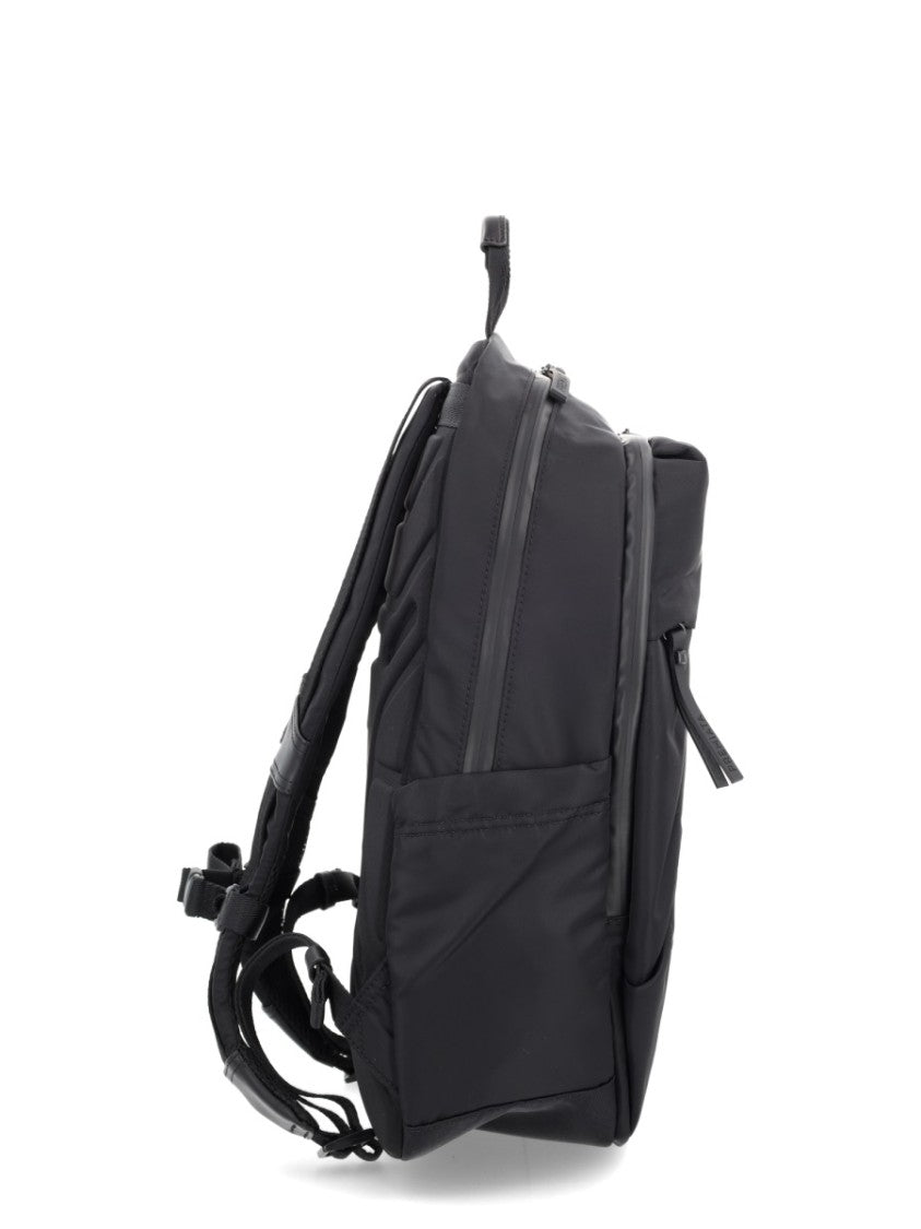 Premiata Structured Black Backpack