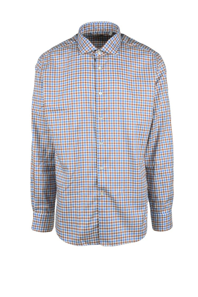Himon's Multicolor Checkered Cotton Shirt