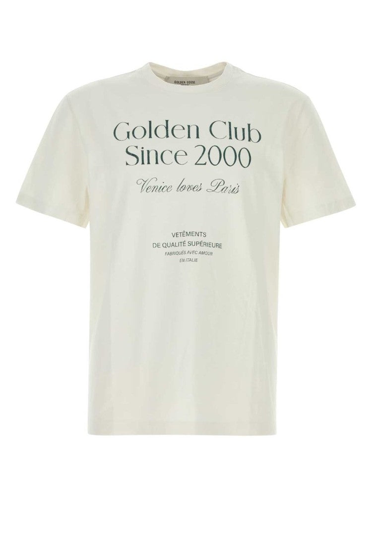Golden Goose Regular Fit Journey T-Shirt In Light Cotton Jersey