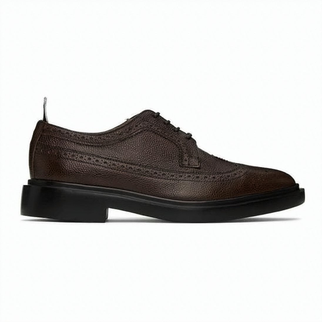 Thom Browne Wingtip Lace-Up Shoes With Brogue Detailing And Rubber Sole