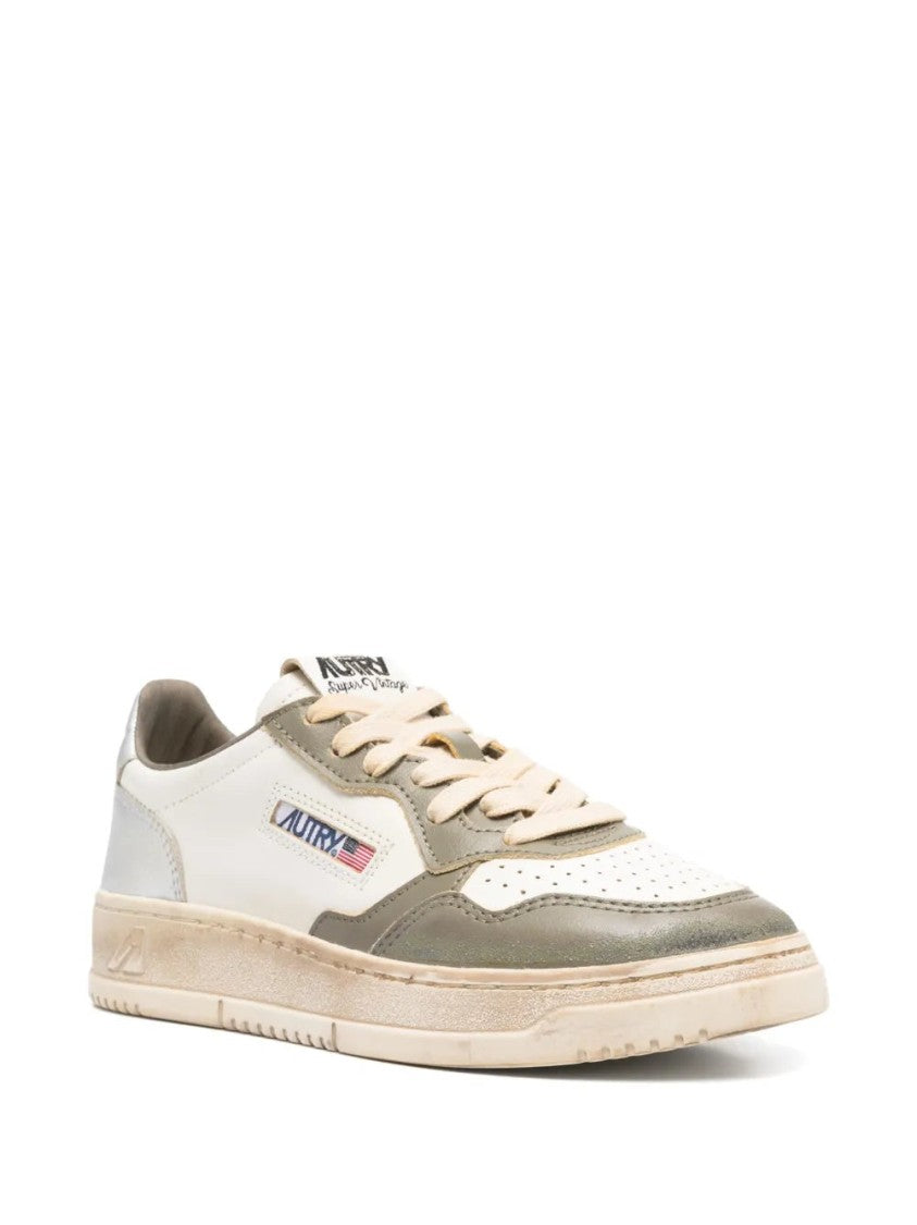 Autry Light Beige Super Vintage Sneakers