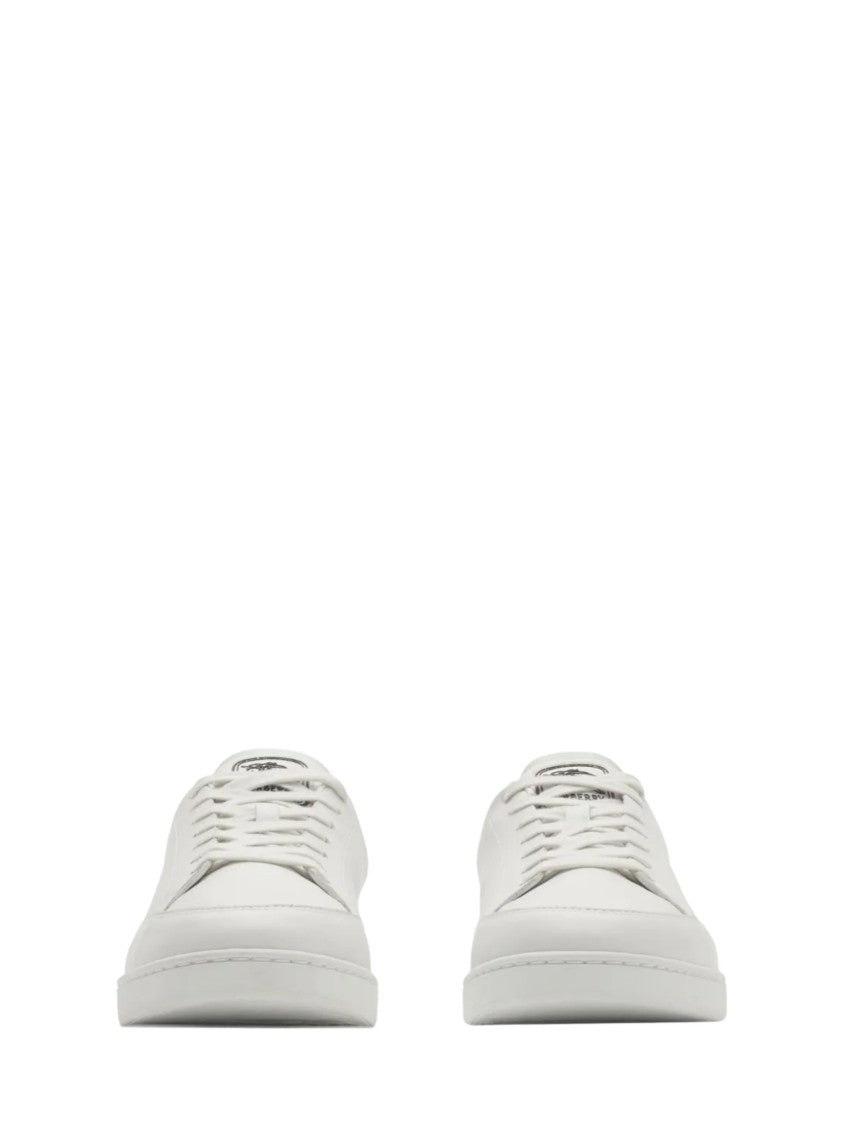 Burberry White Leather Set Sneakers