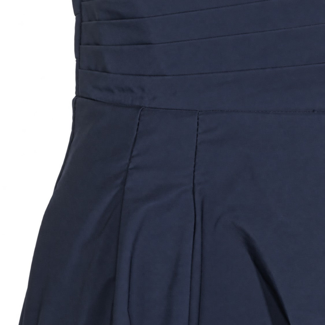 Elisabetta Franchi Flared Structured Pleated Midi Skirt