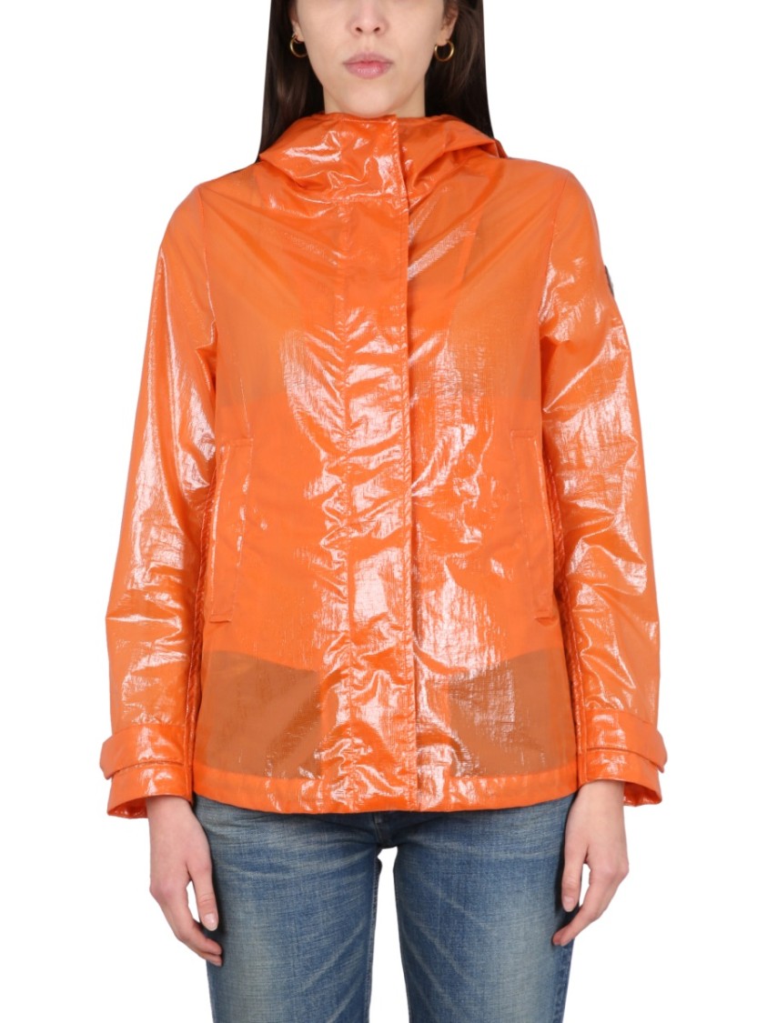 Colmar Originals Glossy Waxed Jacket With High Neck