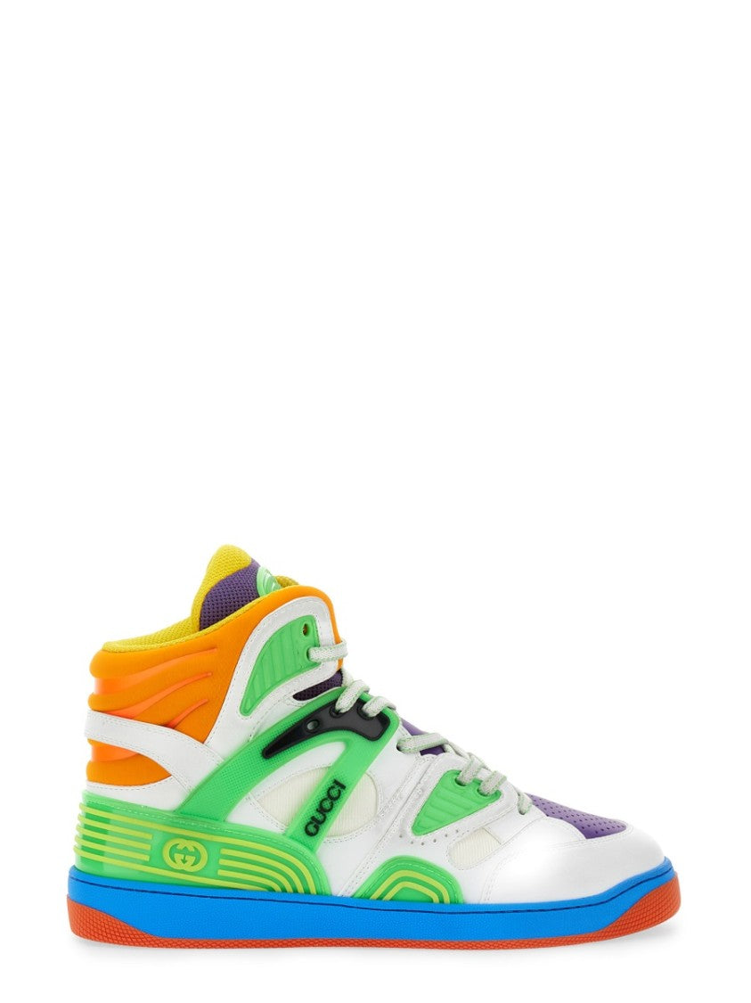 Gucci Low-Height Basketball Sneakers With 2.5 Cm Rubber Sole