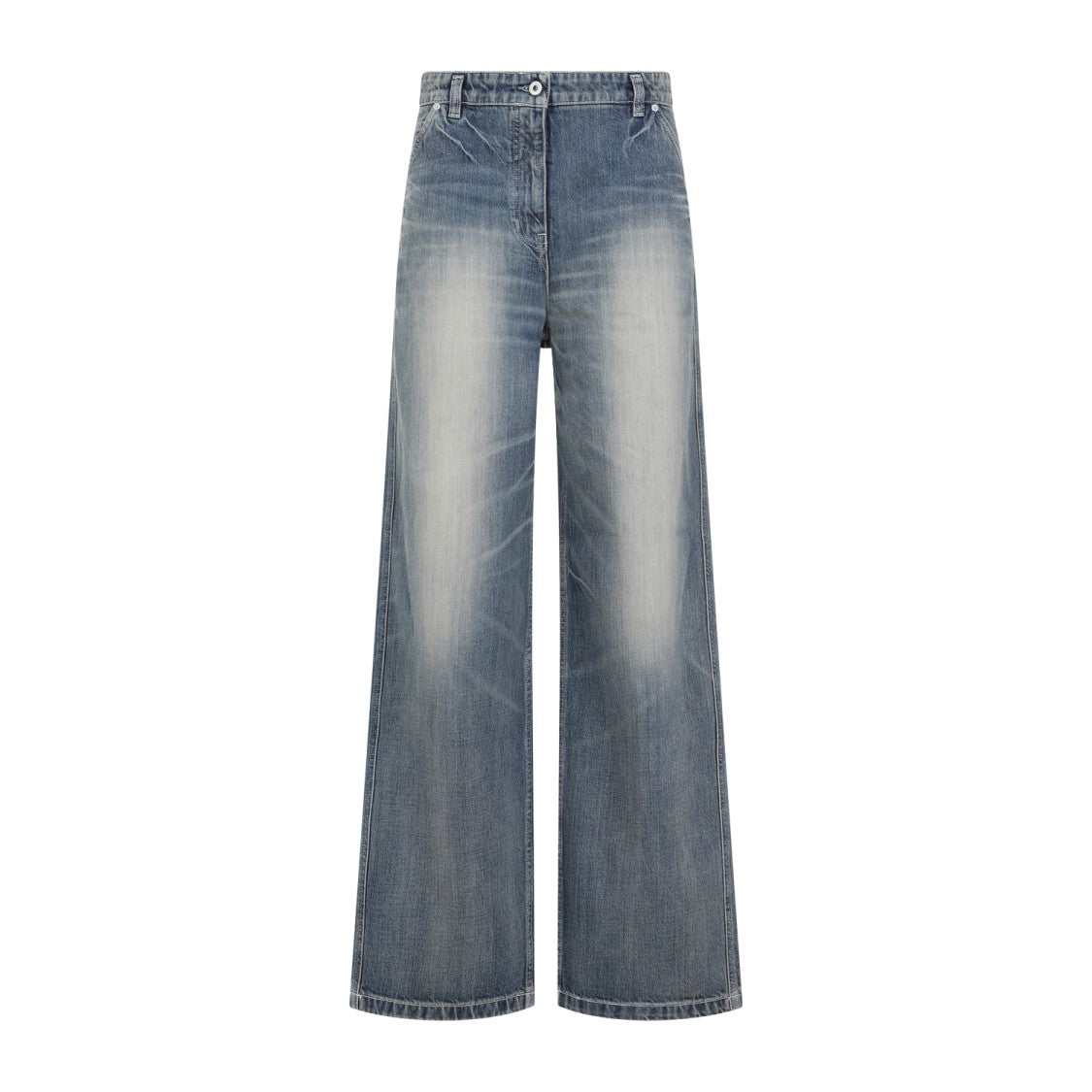 Kenzo Dirty Blue Cotton Denim Pants
