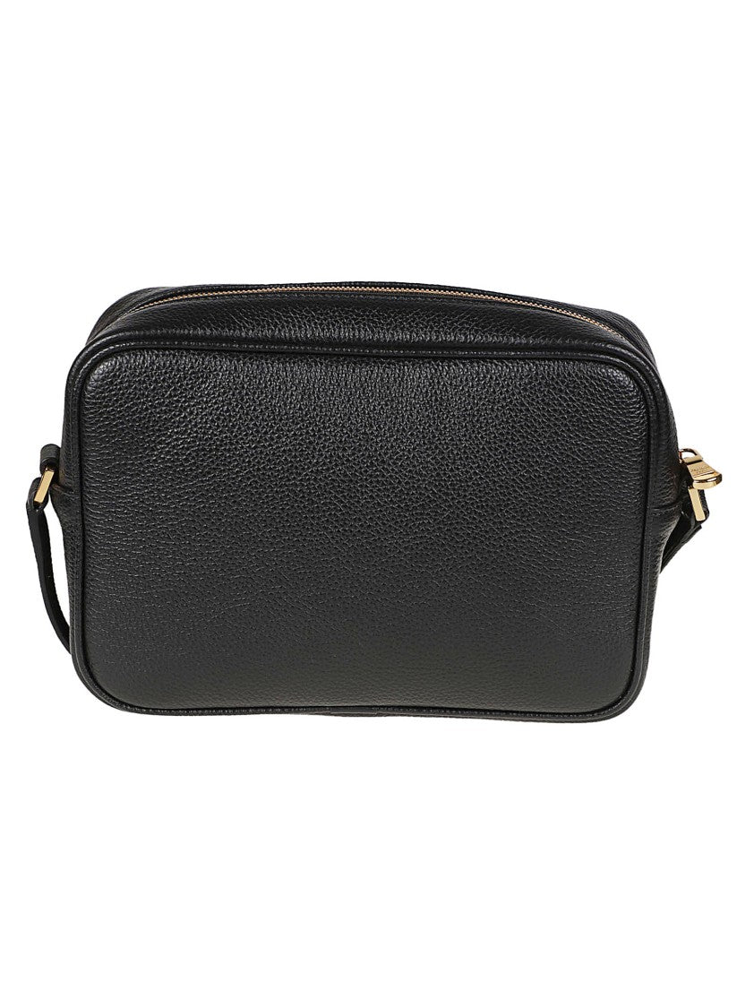 Patrizia Pepe All Day Calf Leather Shoulder Bag
