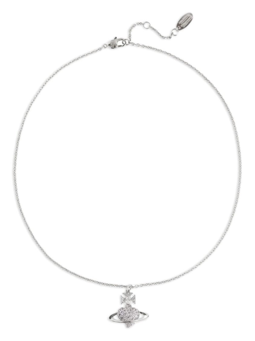 Vivienne Westwood Silver-Tone Necklace With Orb Pendant