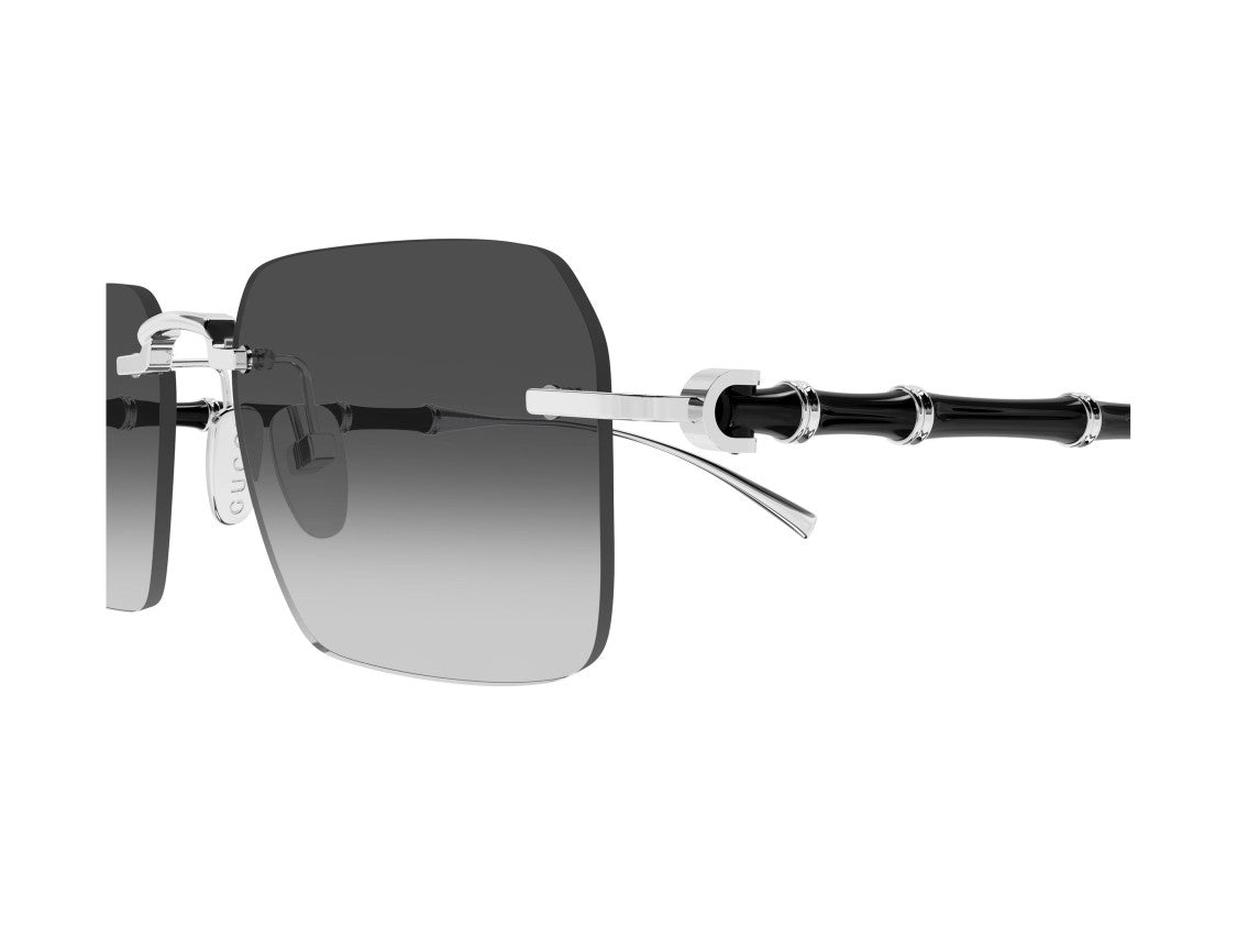 Gucci Gg2154s Bamboo Rimless Square Sunglasses