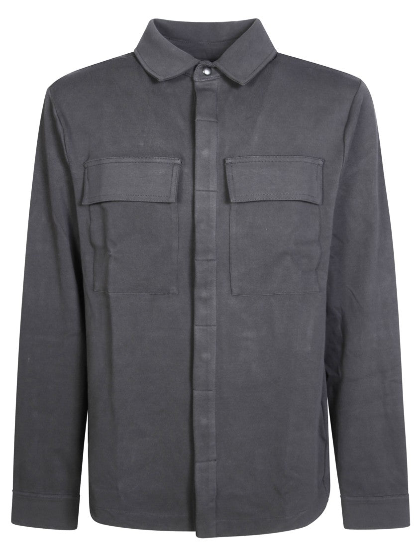 Thom Krom Structured Shirt Jacket With Classic Collar And Concealed Placket