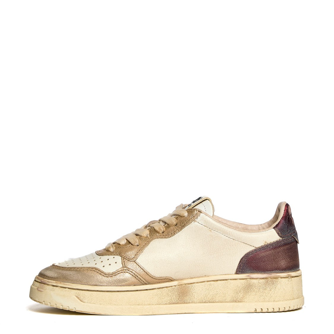 Autry Vintage-Inspired Low-Top Sneakers With Metallic Accents