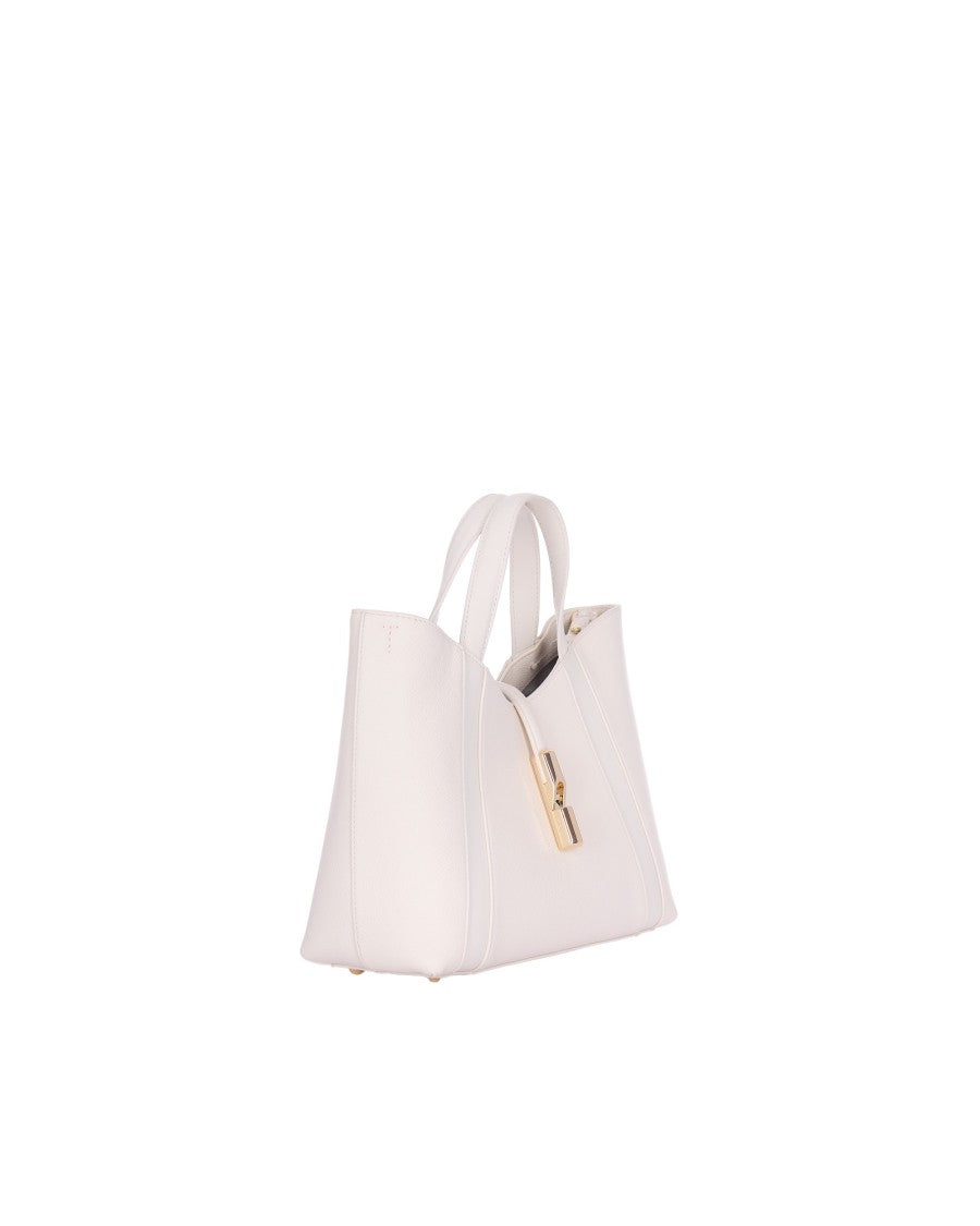 Furla Structured Pebbled Leather Tote