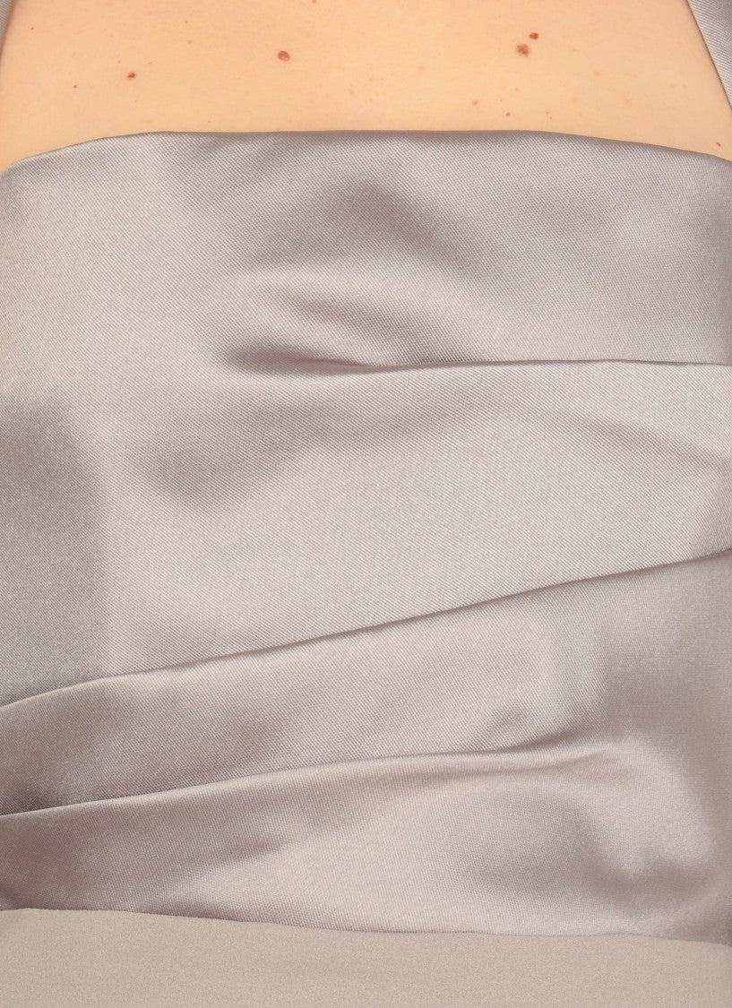 Solace London Silver Vera Maxi Dress