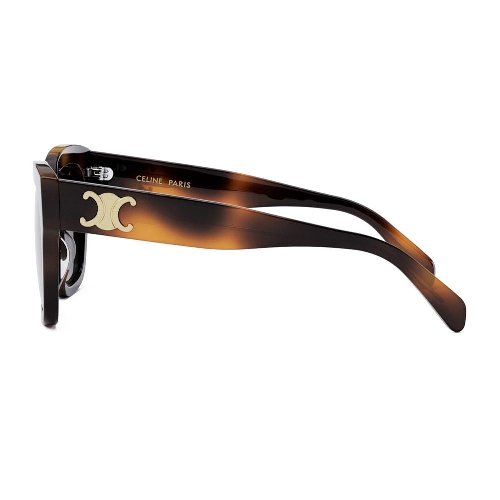 Celine Triomphe Triomphe Geometric Sunglasses With Gold-Tone Emblem