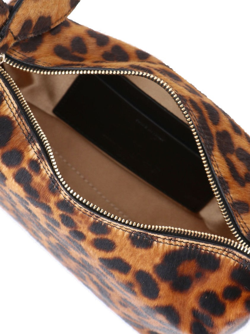 Liffner Mini "Pillow" Bag – Brown/Leopard