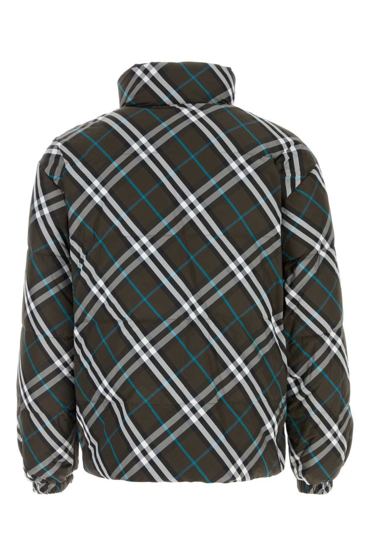 Burberry Printed Nylon Reversible Down Jacket