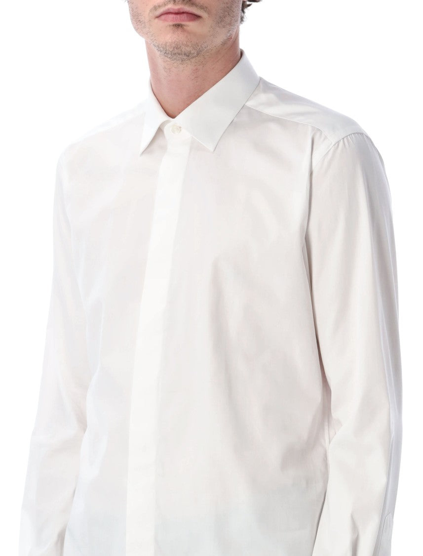 Xacus White Shirt With Italian Collar