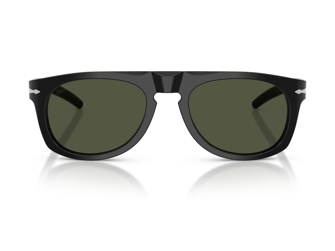 Persol Silver 0Po3401s Acetate Square Sunglasses