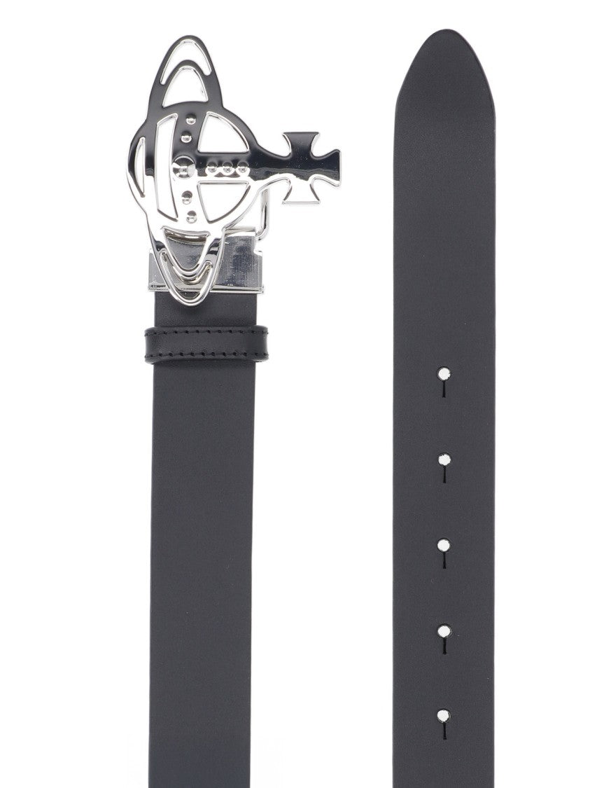 Vivienne Westwood "Line Orb" Belt Black
