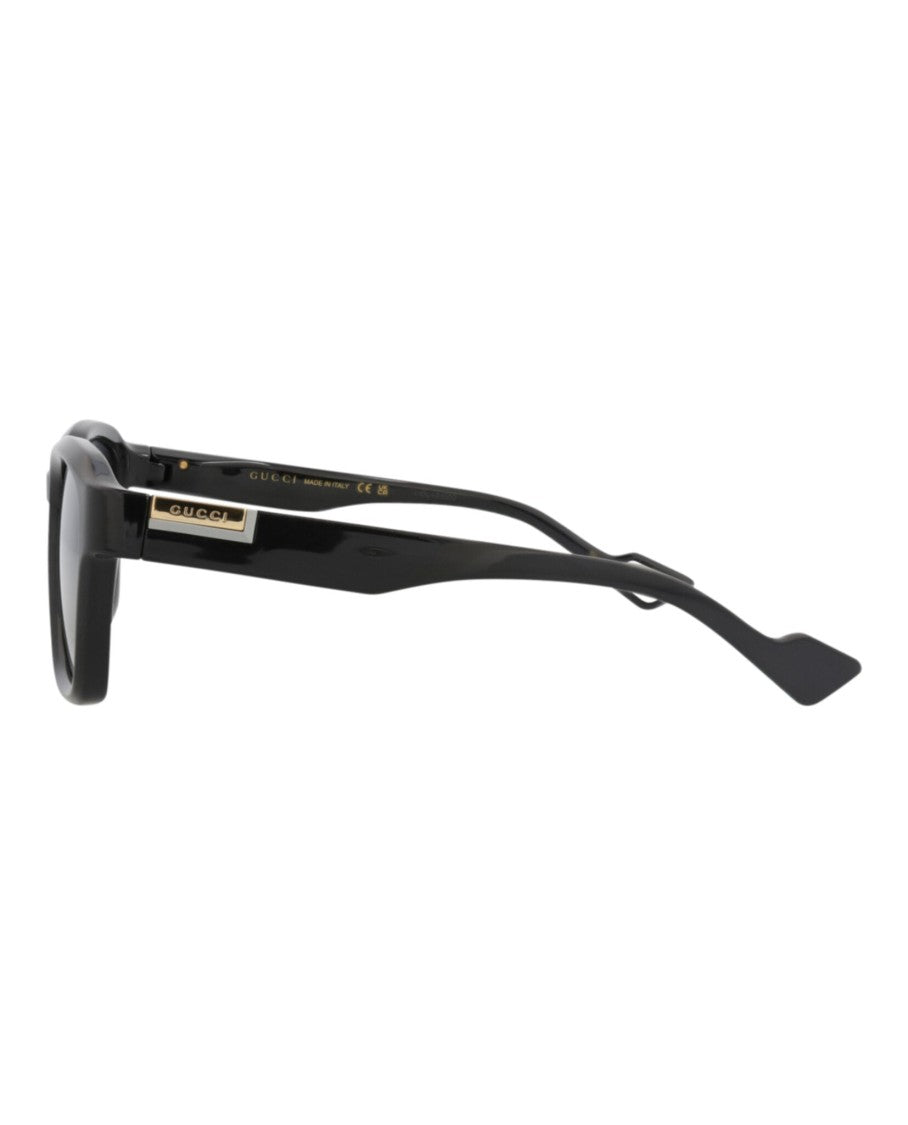 Gucci Square-Frame Injection Sunglasses
