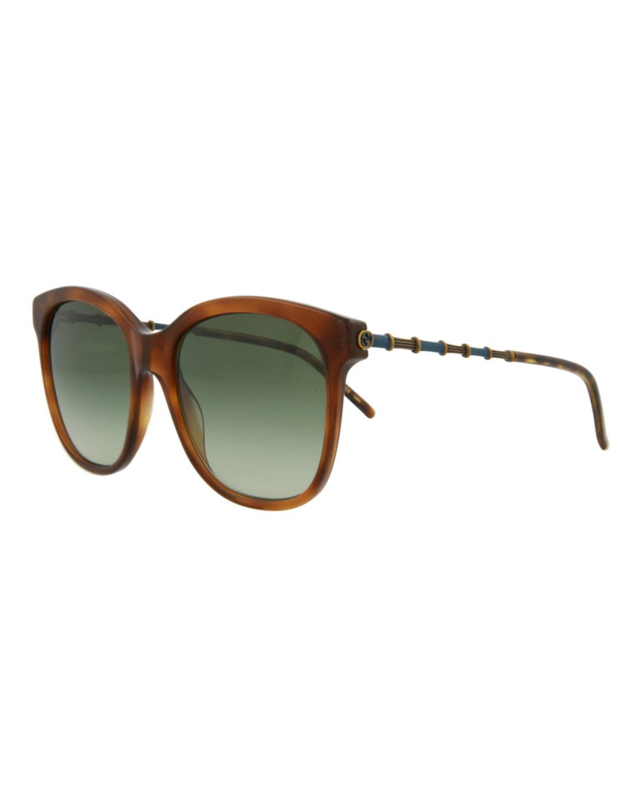 Gucci Square-Frame Acetate Sunglasses With Gradient Lenses