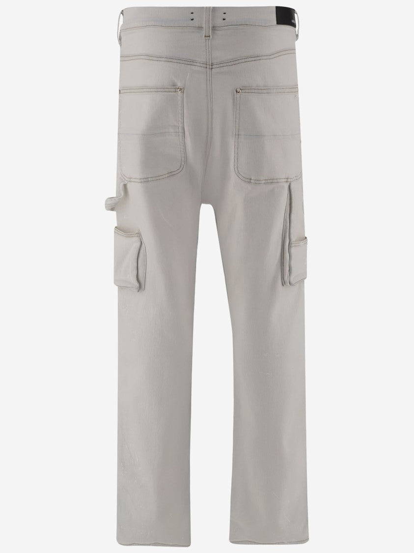 Amiri Stretch Cotton Logo Jeans