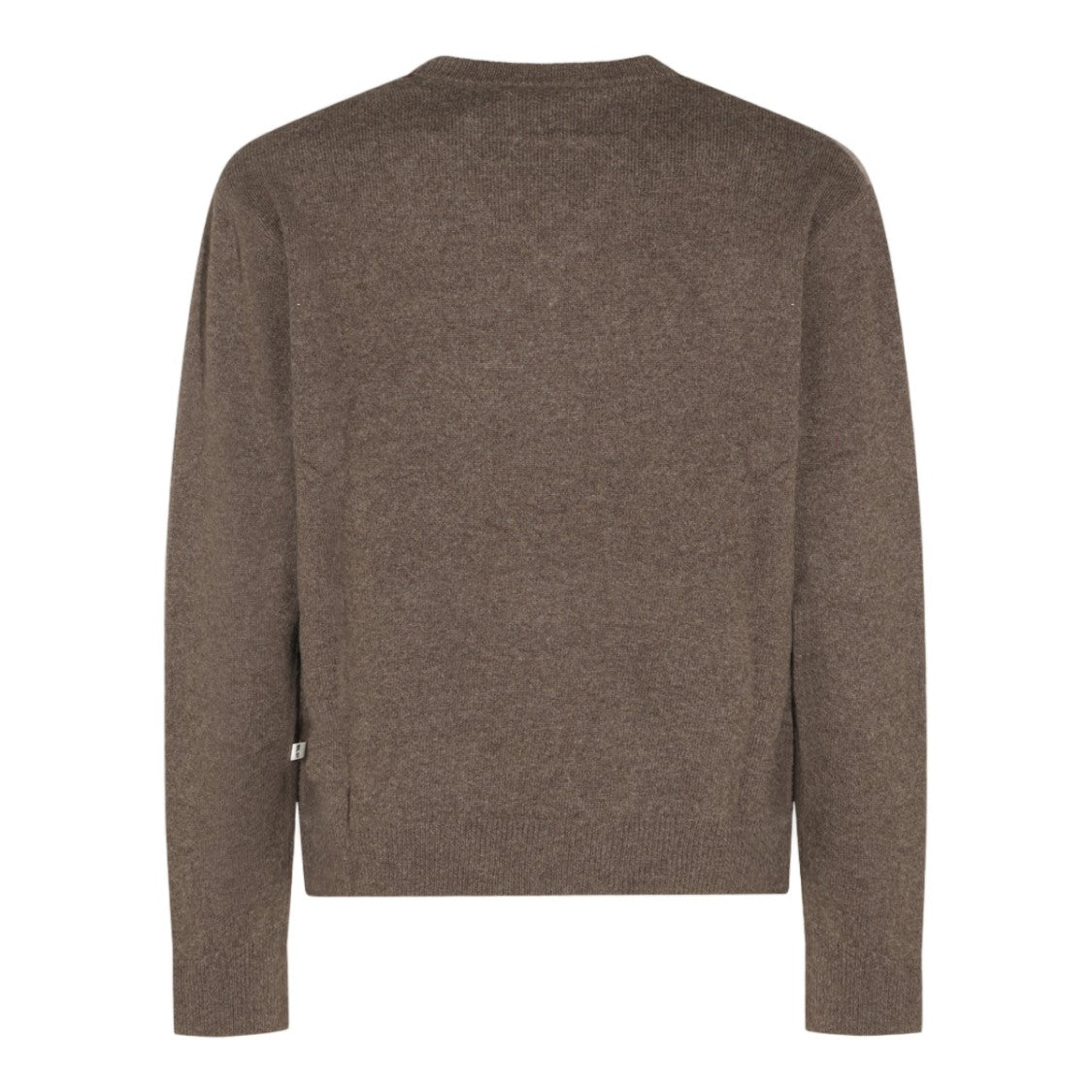Nn.07 Argyle V-Neck Sweater In Brown And Burgundy