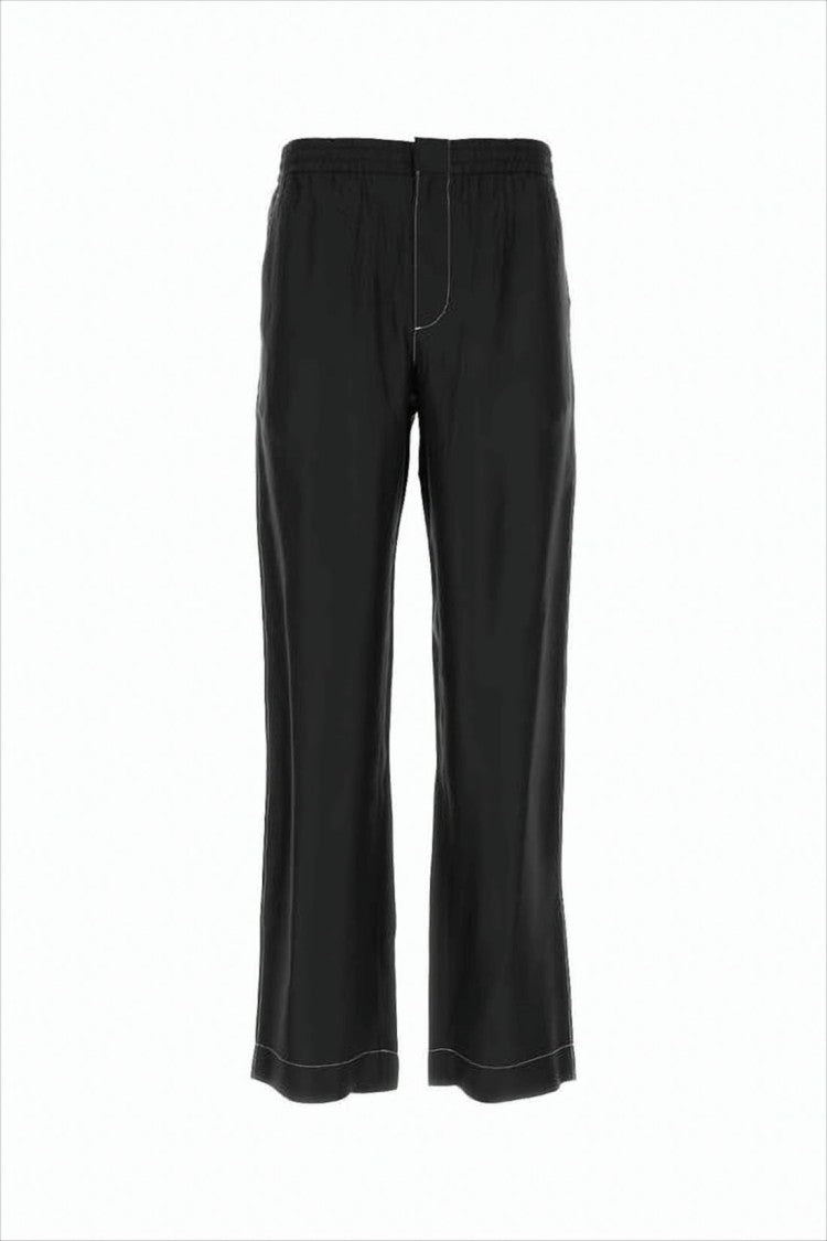 Prada Tailored Black Silk Pants