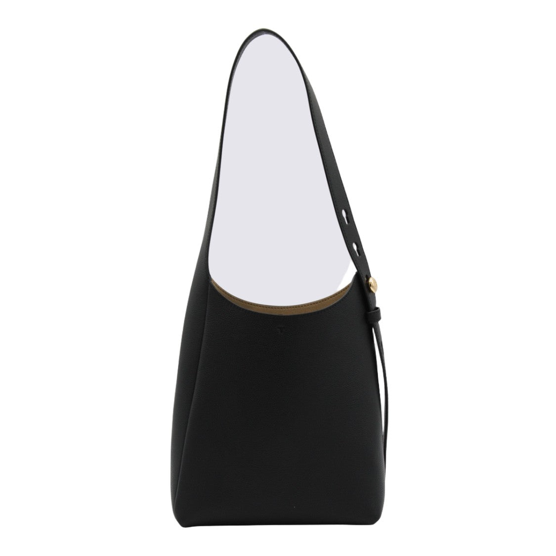 Tory Burch Black Shoulder Bag With  And Gold-Tone Accents