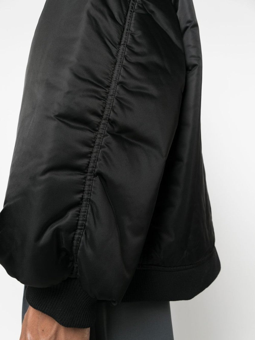The Frankie Shop Boxy Oversized Jacket With Puffed Sleeves