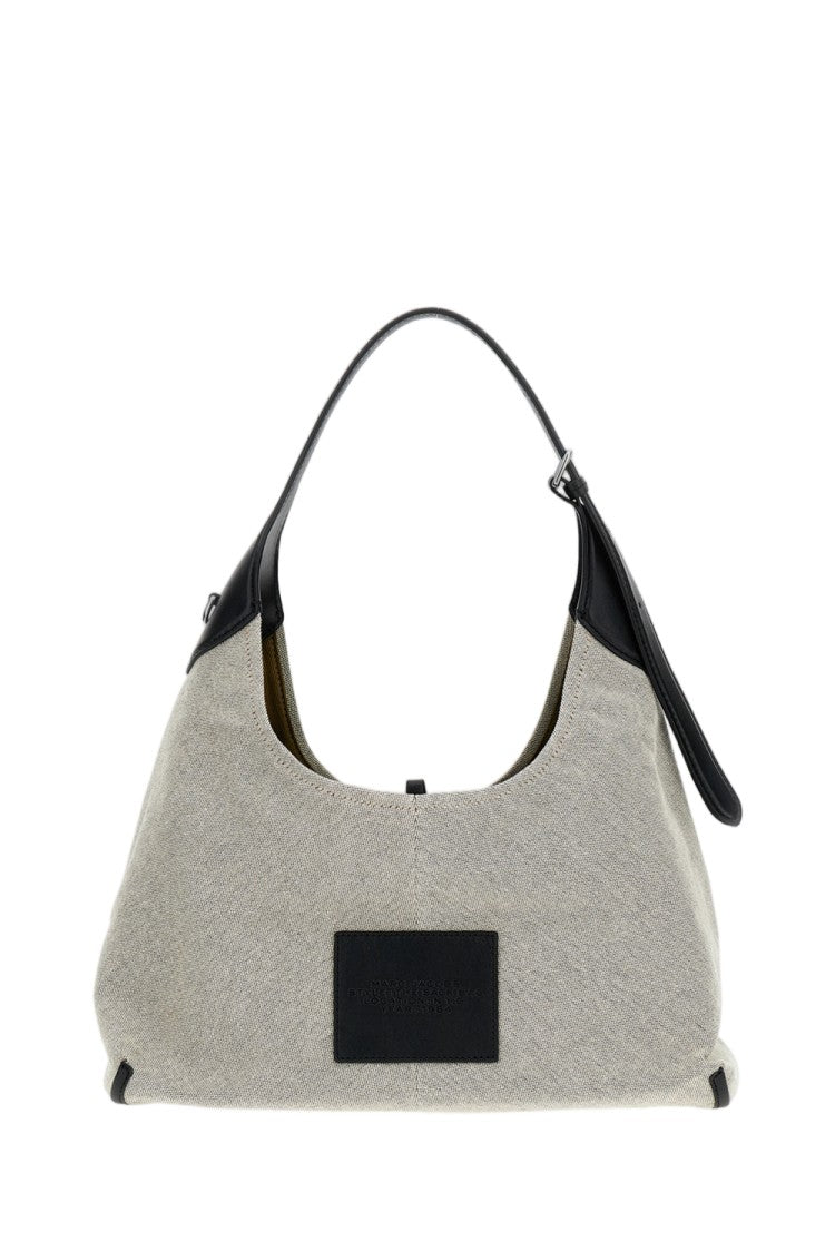 Marc Jacobs The Leather-Trim Canvas Belted Sack Bag