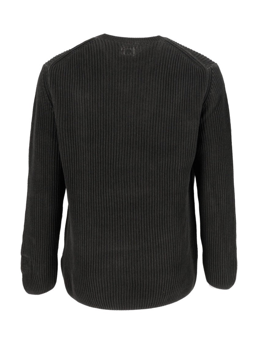 C.P. Company Ribbed Knit Crew Neck Sweater