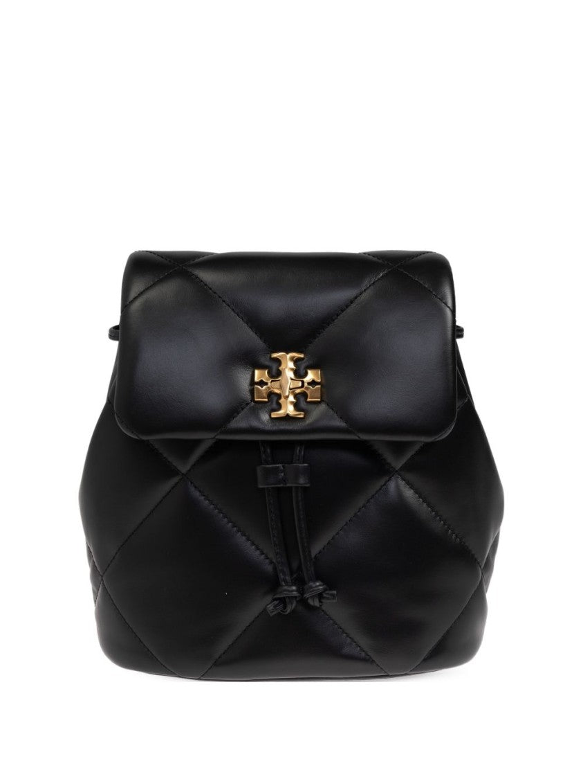 Tory Burch Quilted Black Leather Bucket Bag