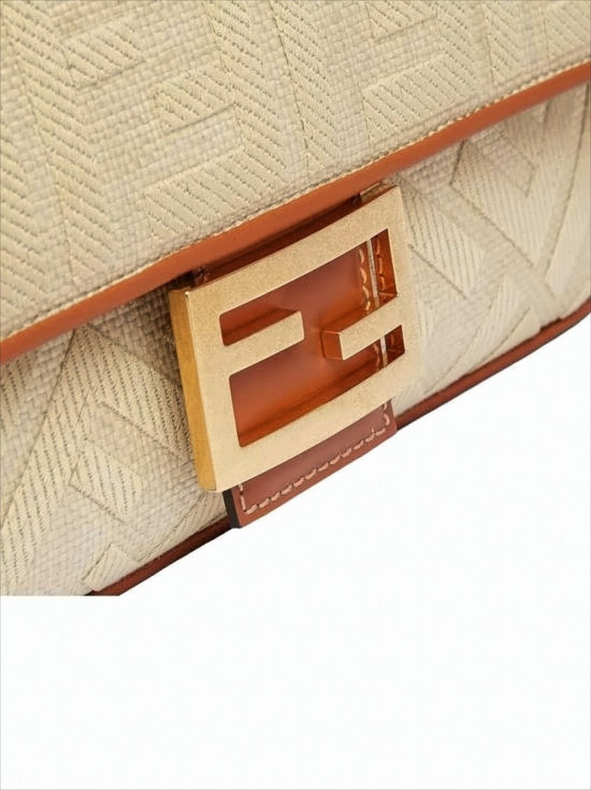 Fendi Rectangular Monogram Shoulder Bag
