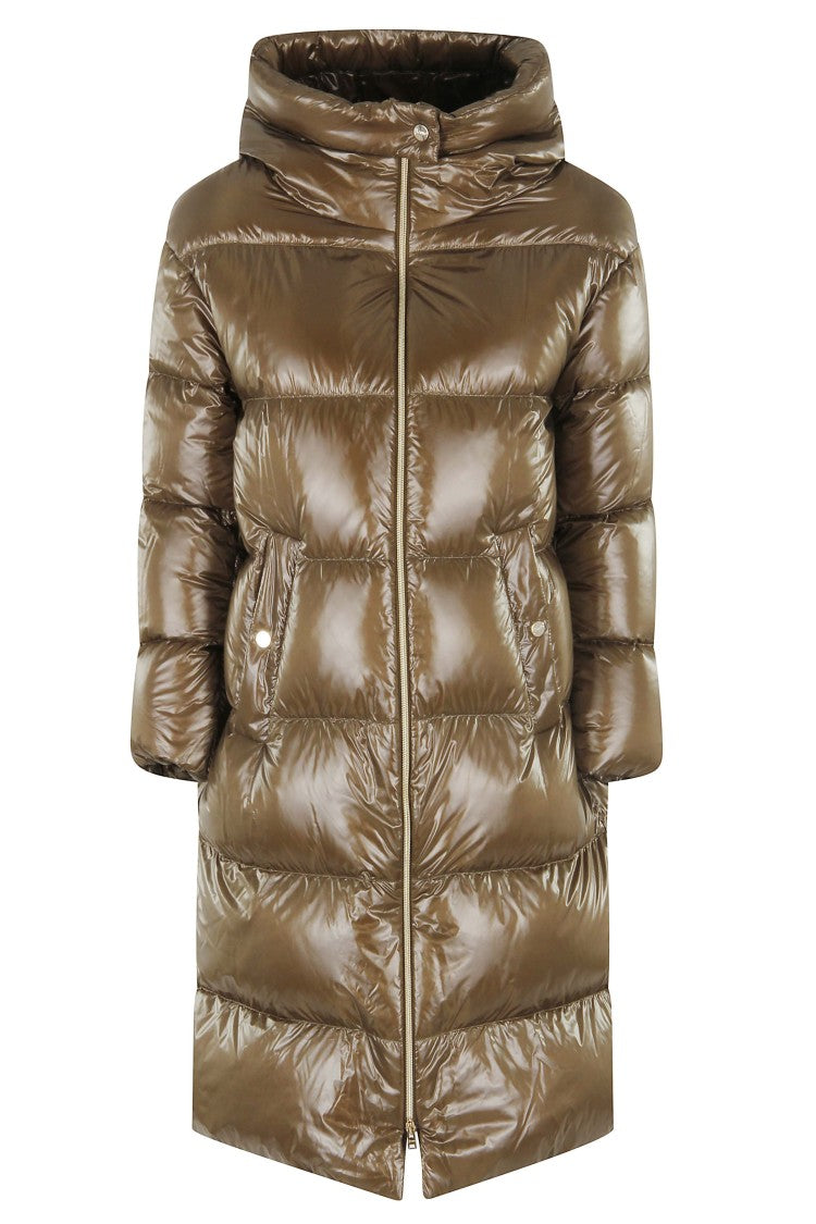 Herno Shiny Quilted Long Parka