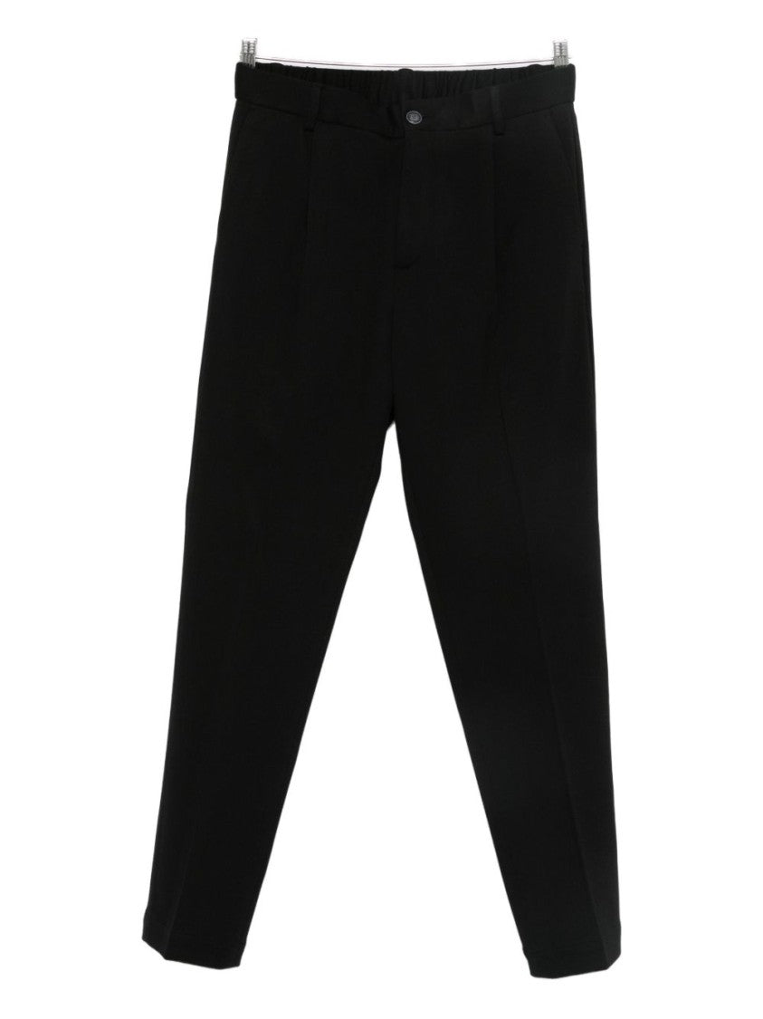 Daniele Alessandrini Tapered Fit Black Trousers