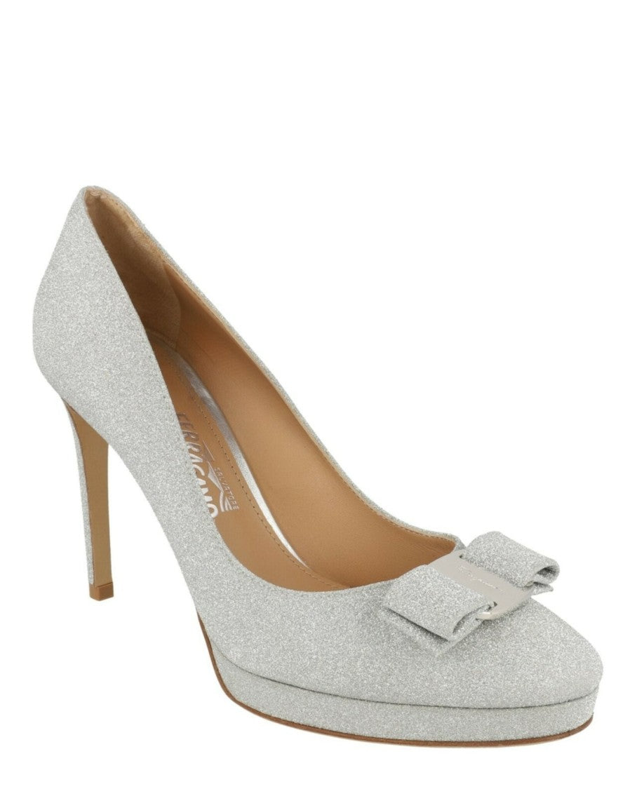 Ferragamo Osimo 105 Glitter Pumps