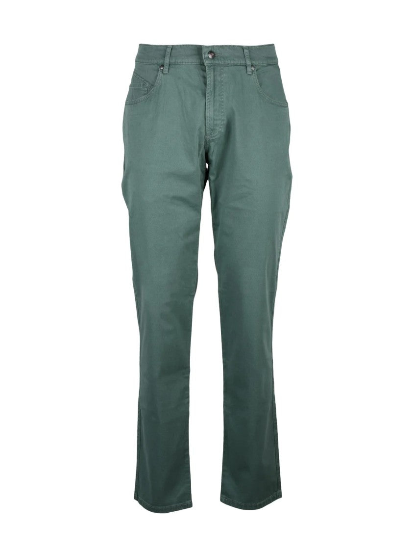 Bugatti Straight-Leg Trousers In Technical Fabric Blend