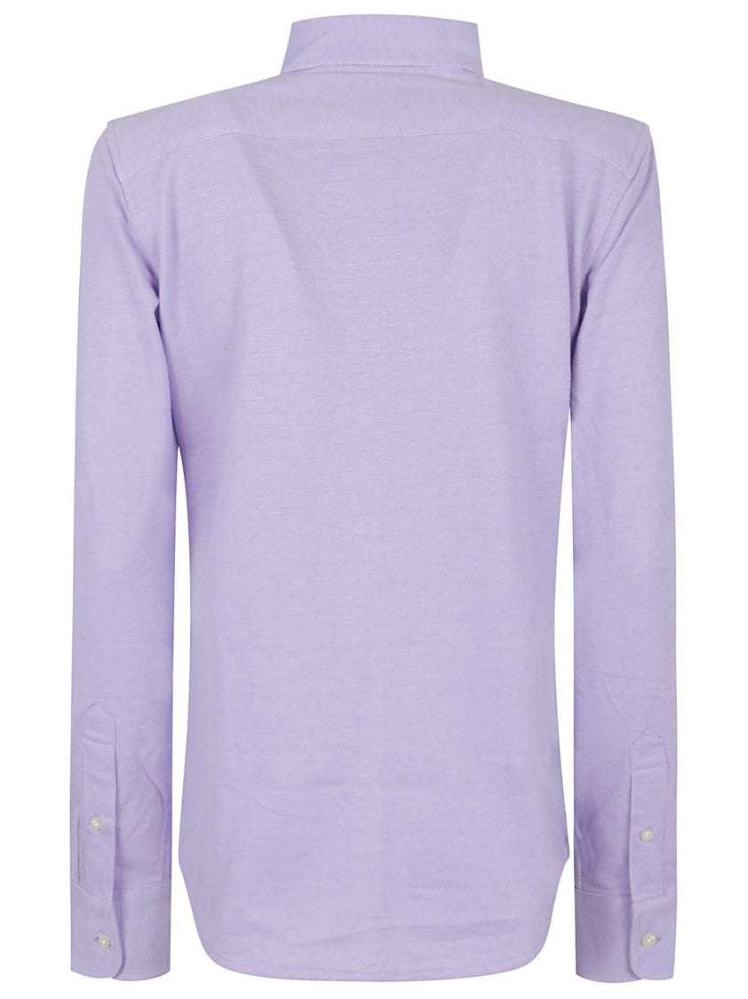 Polo Ralph Lauren Button-Front Cotton Piqué Shirt With Polo Pony Motif