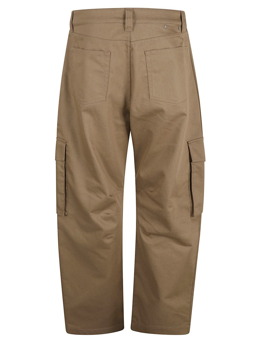 Golden Goose Relaxed Fit Cargo Trousers With Smooth Finish