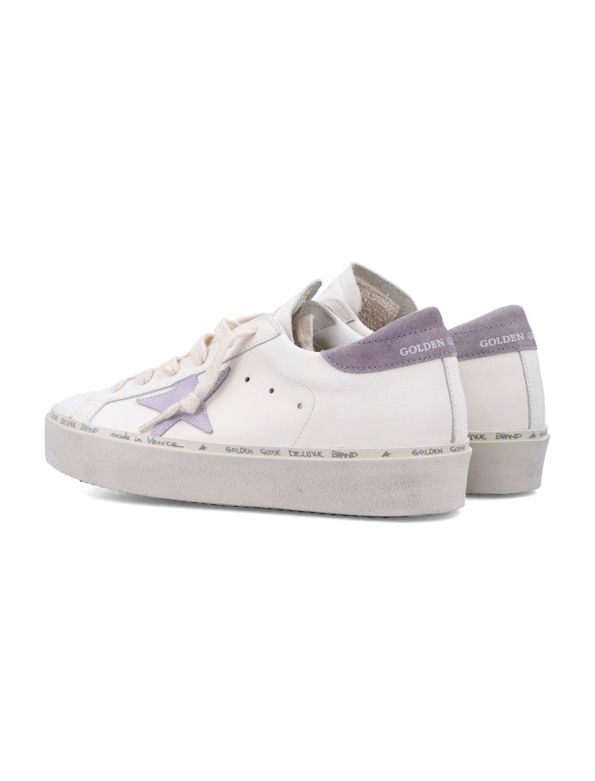 Golden Goose Low-Top Leather Sneakers With Iconic Star Accents