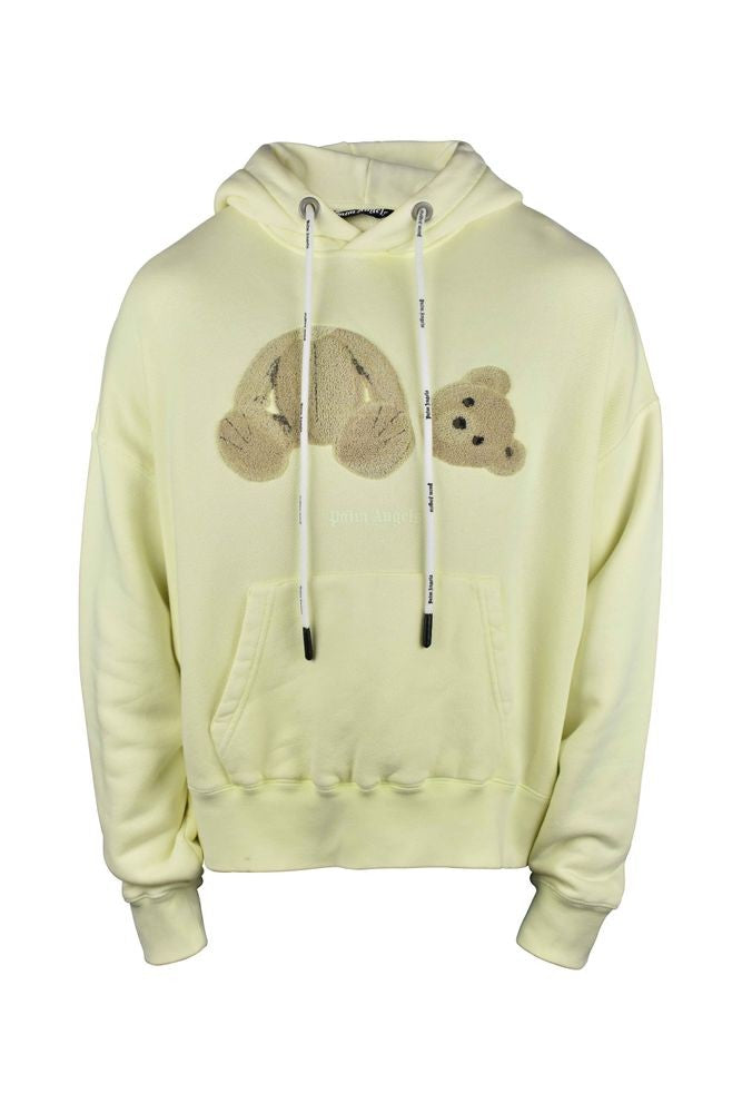 Palm Angels Pastel Yellow Hooded Sweatshirt