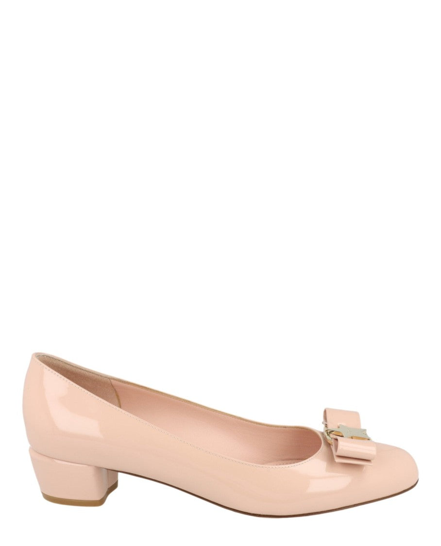 Ferragamo Vara Patent Leather Pumps