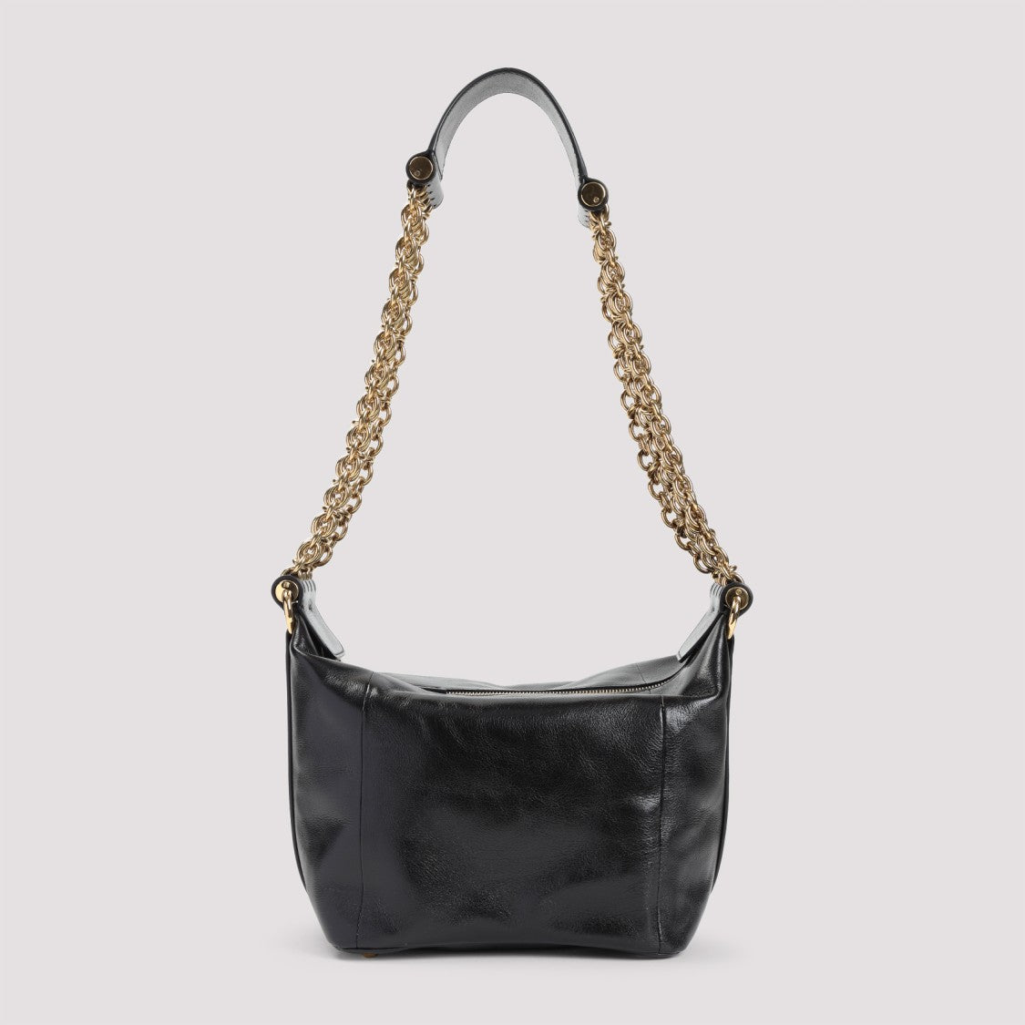 Chloé Black Buffalo Leather Camera Chain Shoulder Bag