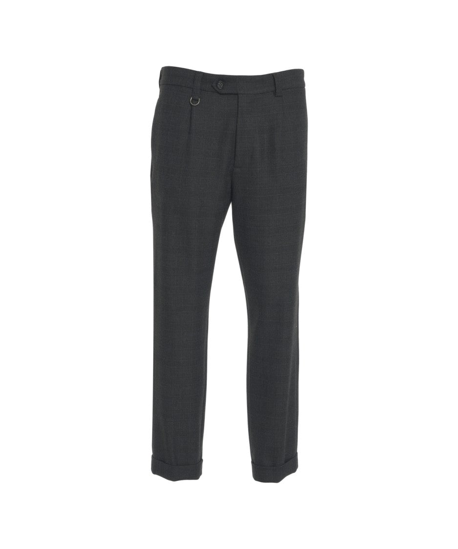 Paolo Pecora Relaxed-Fit Chino Pants With Pleats And Rolled Hem